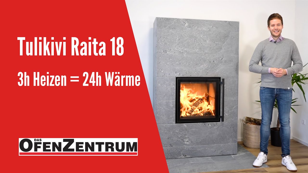 Tulikivi Raita 18 - 24h W&auml;rme mit nur 3h Heizen - Der perfekte Speicherofen  - DAS OFENZENTRUM