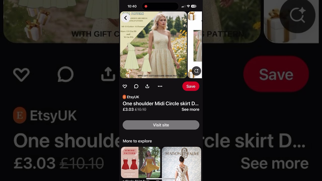 AI Etsy sewing patterns