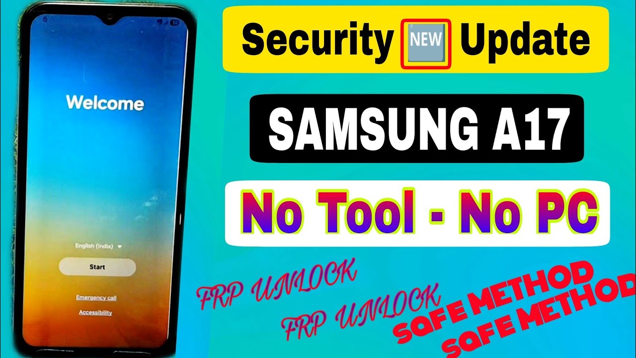 Samsung A17 FRP Bypass 2026 Android 15-16 Without PC | Latest Security✅Samsung Frp Bypass 2026