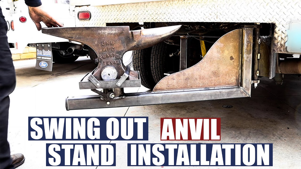 Swing Out Anvil Stand Truck Installation | JIMBO'S GARAGE