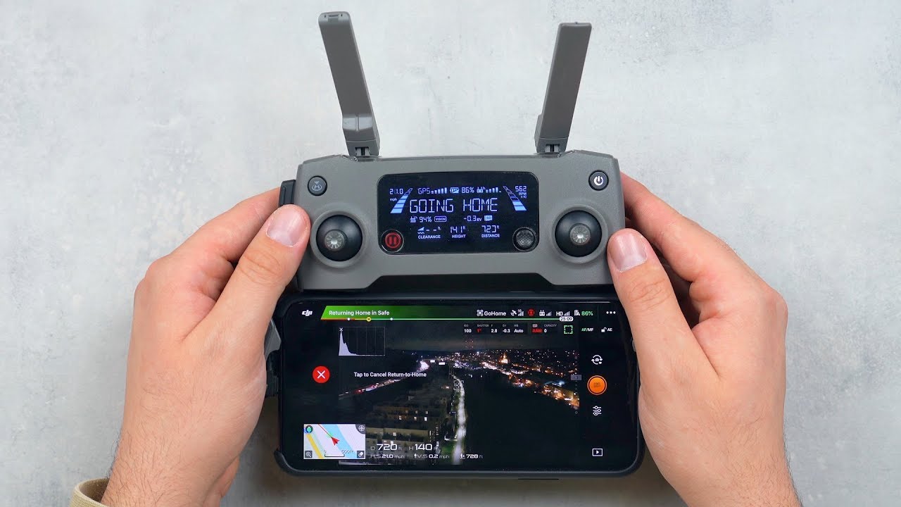 Руководство и инструкция по возврату дрона DJI домой