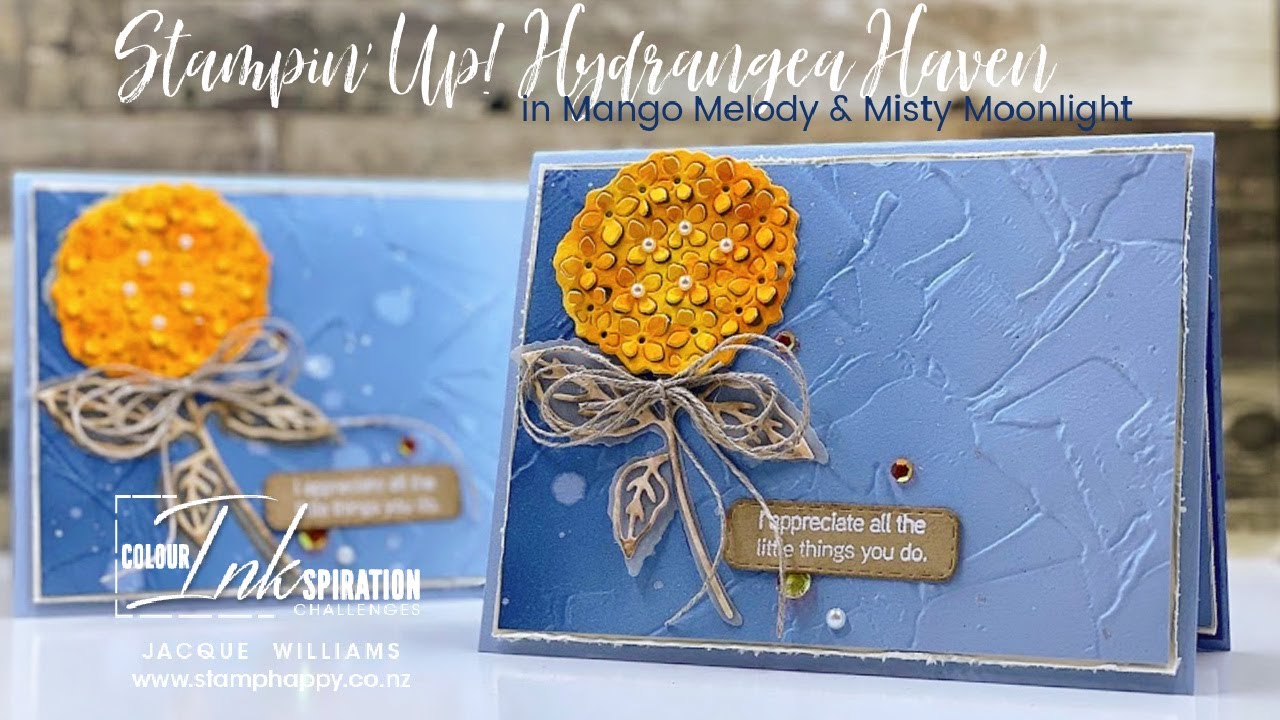 Make a Beautiful Ombre Effect with your Blending Brushes! Hydrangea Card - Stamping Global Video Hop