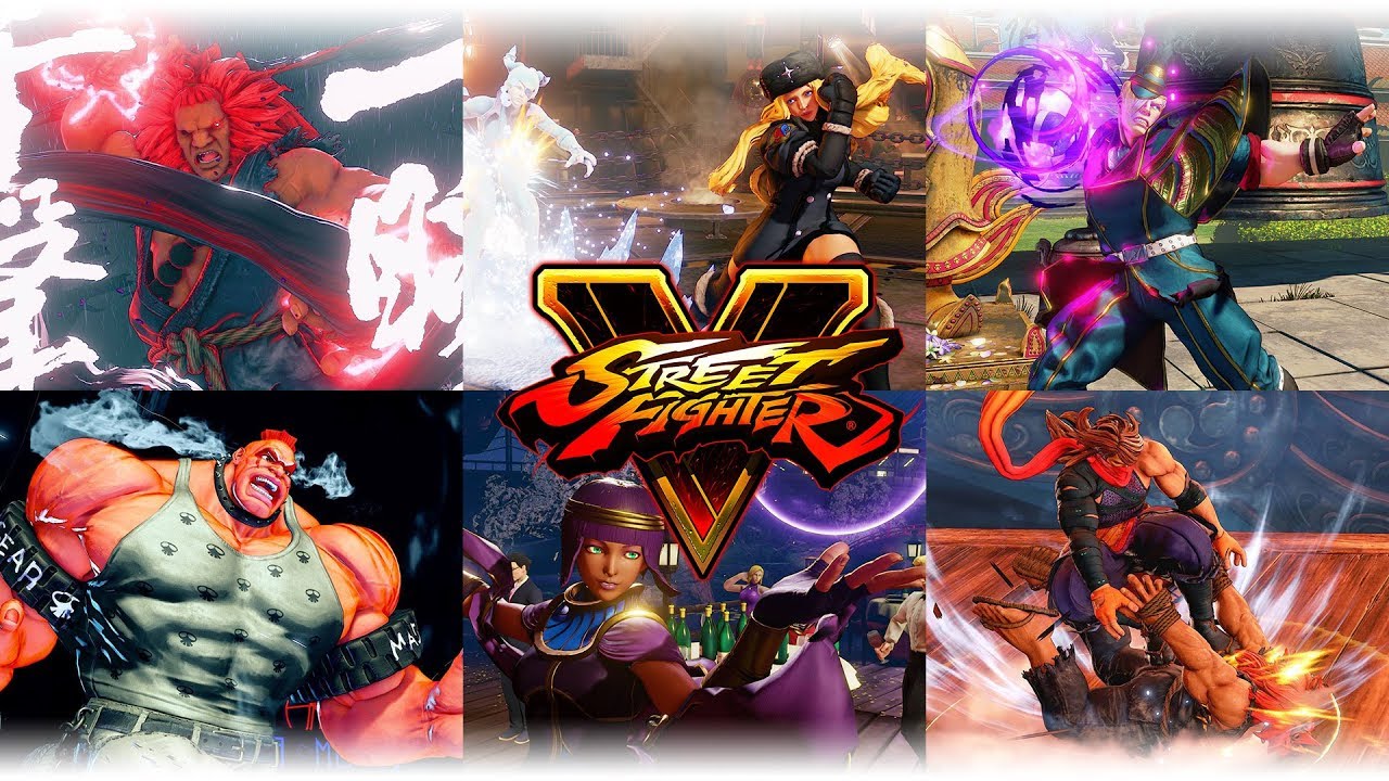 Street Fighter V - All Season 2 DLC Character Reveal Trailers