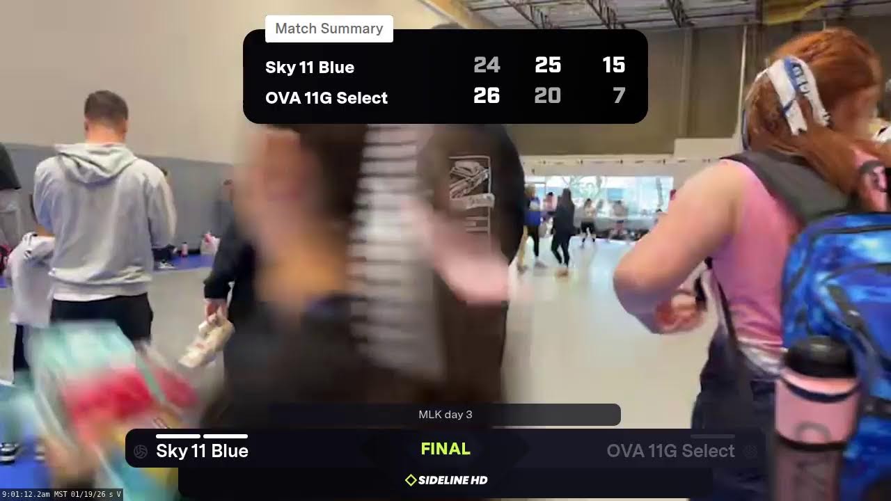 OVA 11G Select vs. Sky 11 Blue (2026.01.19)