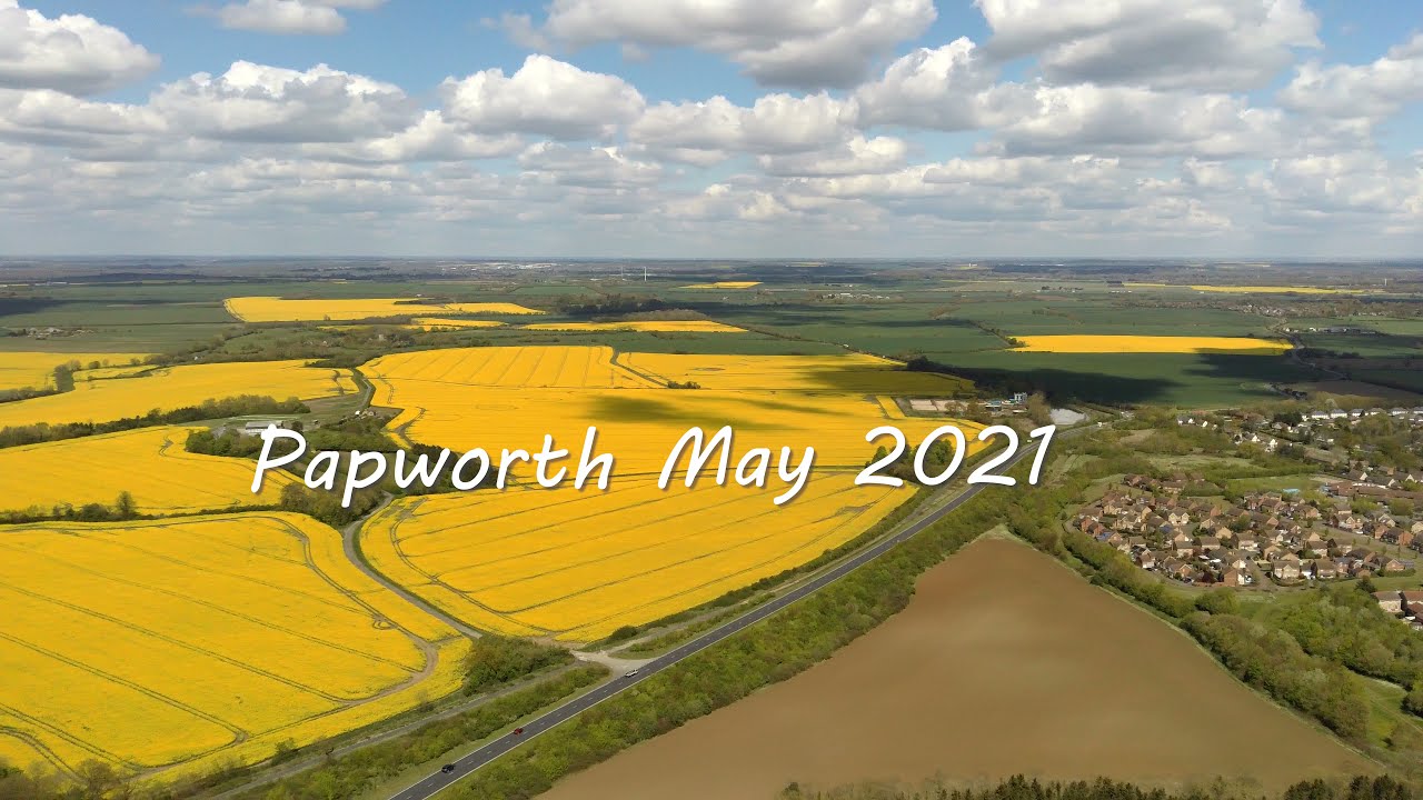 Papworth Everard Like You've Never Seen Before - relaxing aerial video 4K