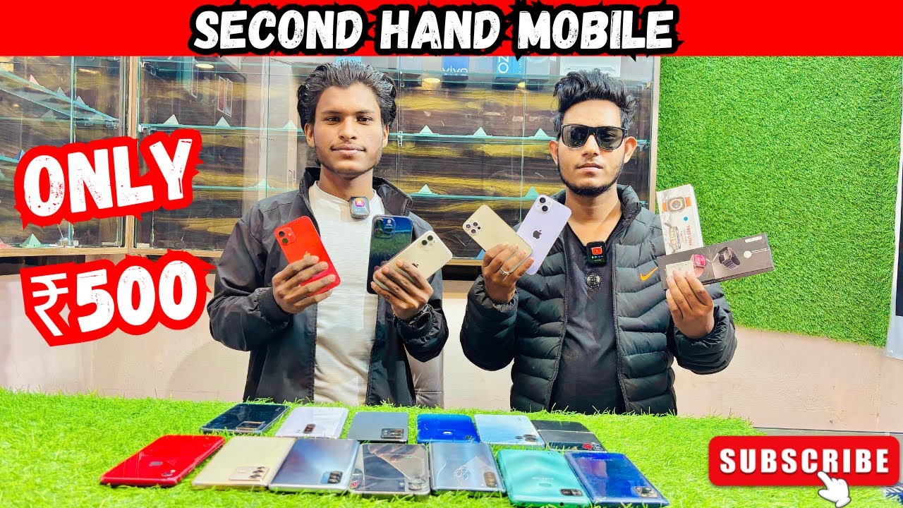 Only ₹500/- | Second Hand Mobile | Second Hand Iphone Jharkhand | Hazaribagh Mobile Market Barhi