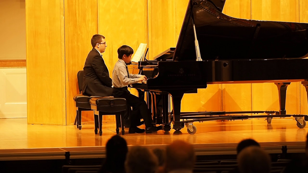 Aiden Performing at Oregon Mozart Players 2018 Young Soloist Competition Final Round (1/2)