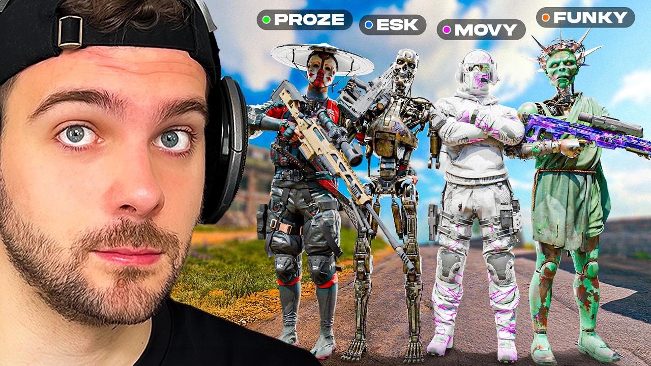 J’ai créé la #1 SQUAD SNIPER sur Warzone (ft. JustFunky, ESK, MovyFTW)