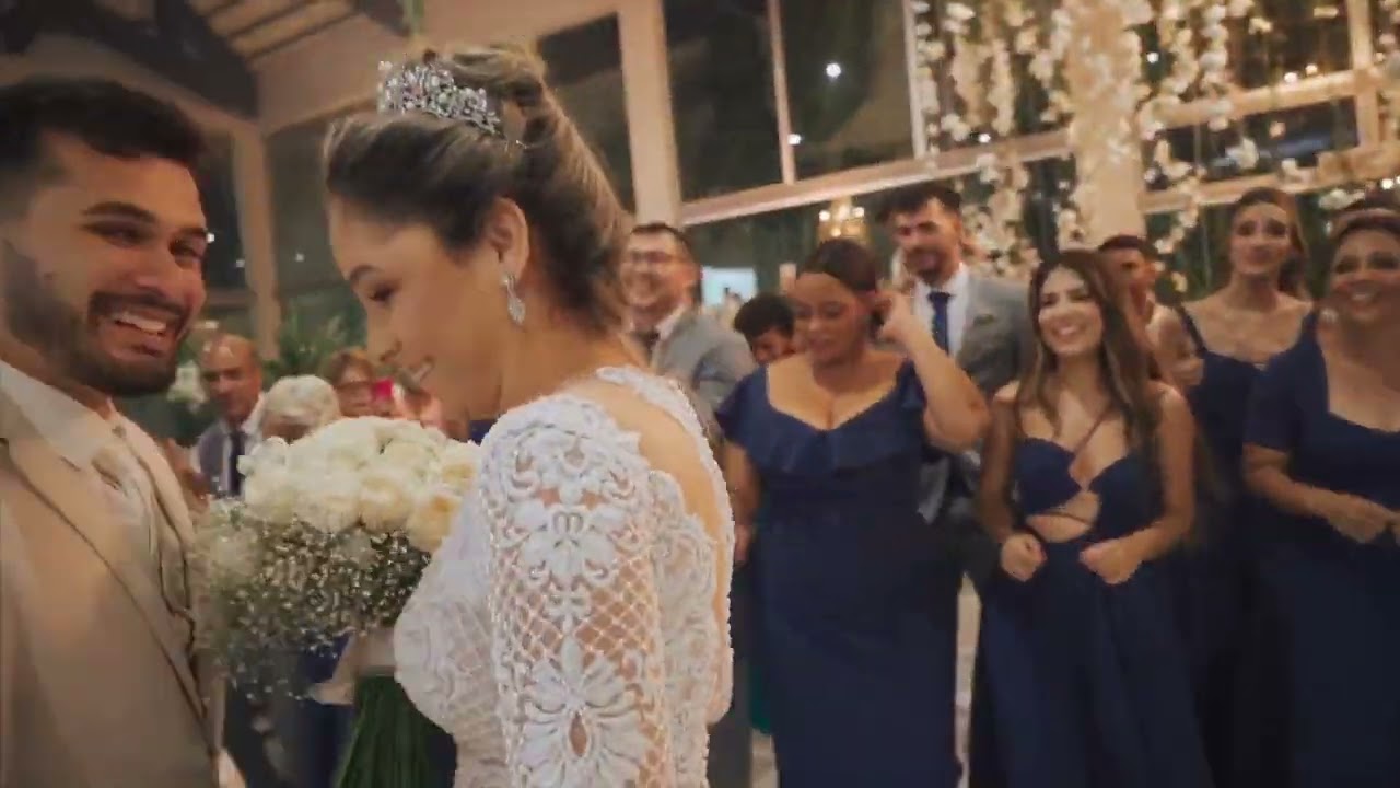 Entrada na festa de casamento
