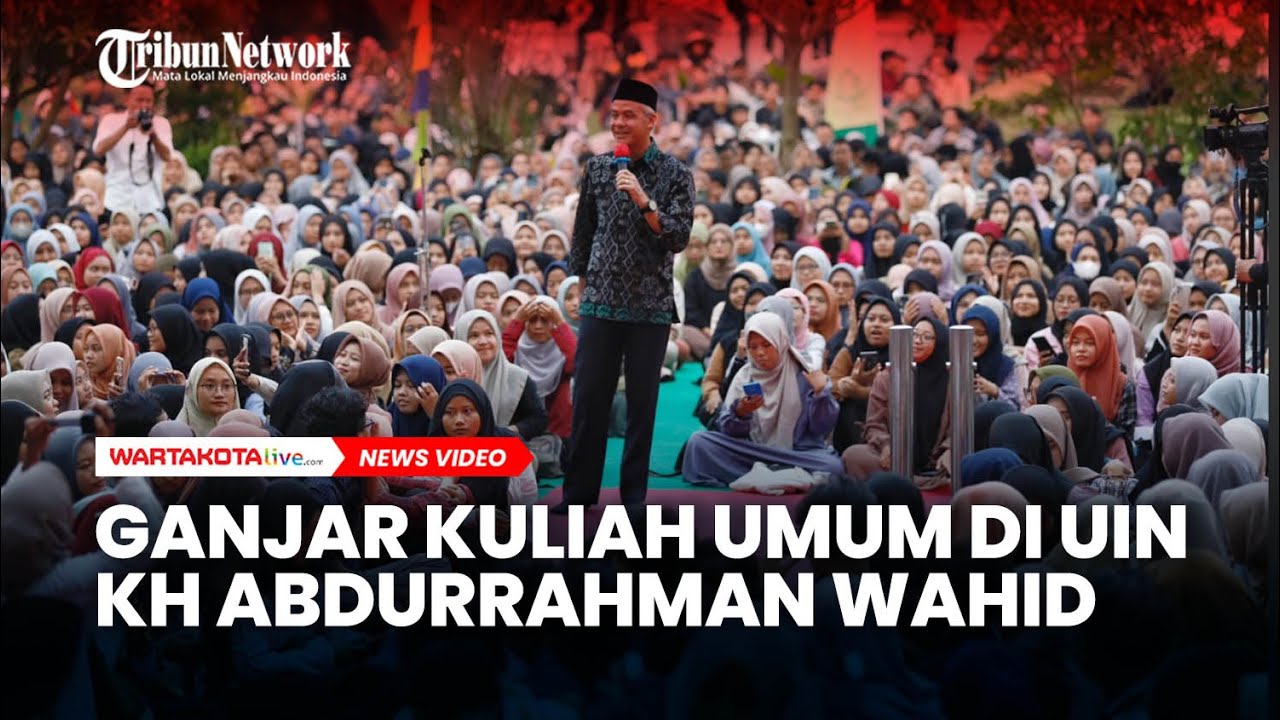 Meriah, Ganjar Isi Kuliah Umum di UIN KH Abdurrahman Wahid Pekalongan