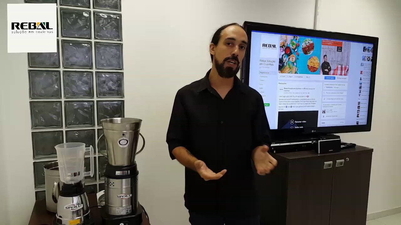 Liquidificador industrial de alta rotação e liquidificador de baixa rotação