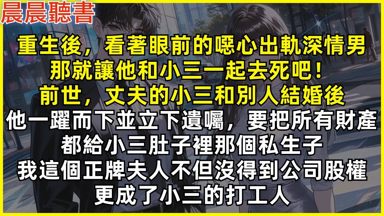 前世，丈夫的小三和別人結婚後，他一躍而下，並把所有財產都留給小三肚子裡的私生子，我沒了股份更成了小三的打工人。重生後，那就讓他和小三一起去死吧！