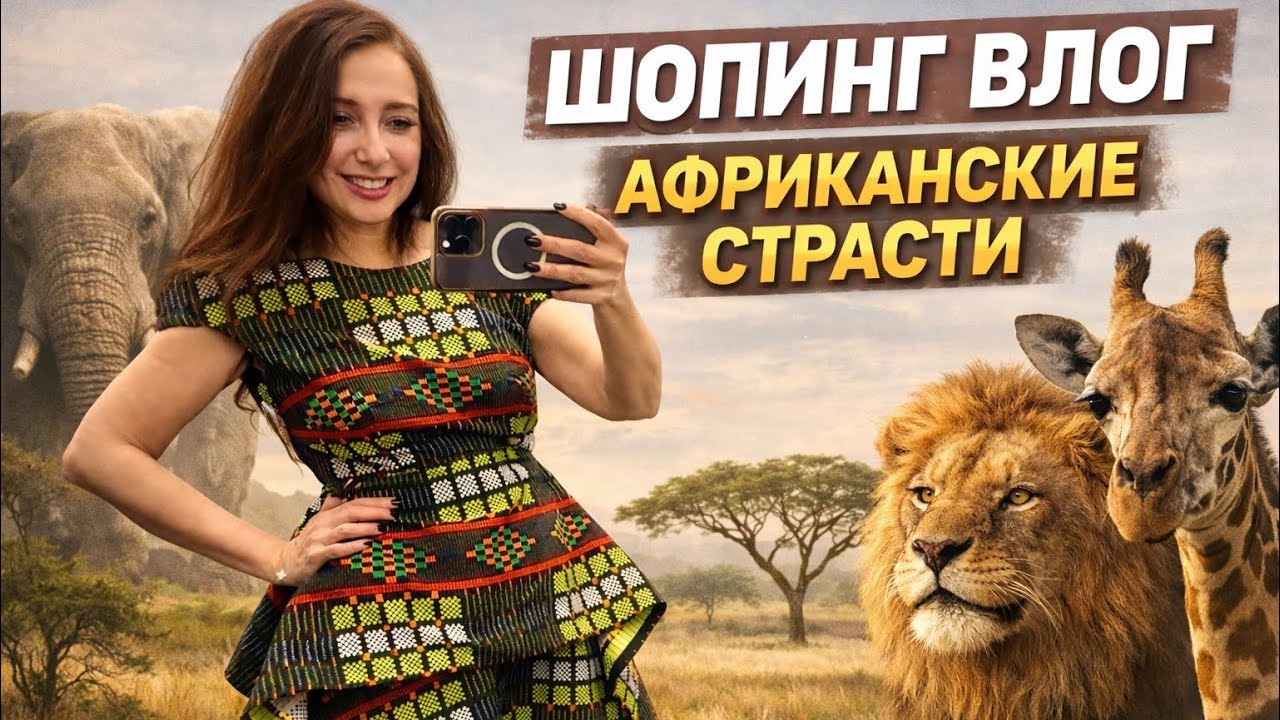 Самая яркая примерка, АФРИКАНСКИЙ стиль, который меня удивил, шопинг влог, примерки 