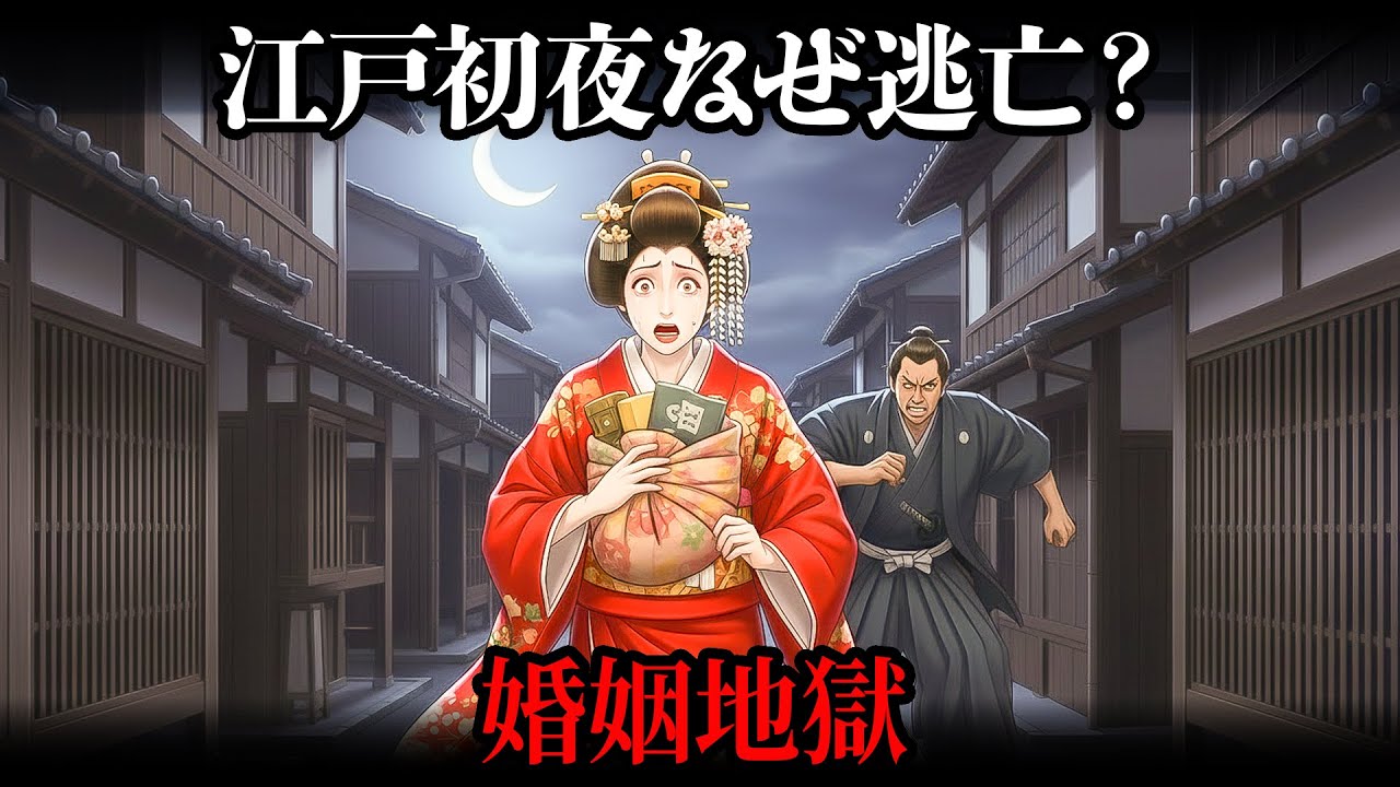 なぜ江戸時代の女性は嫁いですぐ逃げたのか？結婚制度に潜む闇と悲劇の連鎖【江戸時代の暮らし】【日本の歴史】