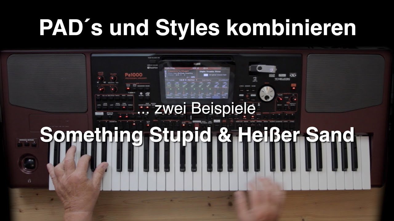 KORG PA1000 - PAD´s & Styles kombinieren #13