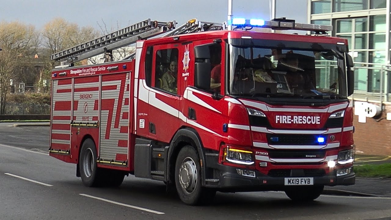 Shrewsbury Next-Gen Scania P360 Fire-Rescue Pump Turnout | Shropshire Fire & Rescue Service