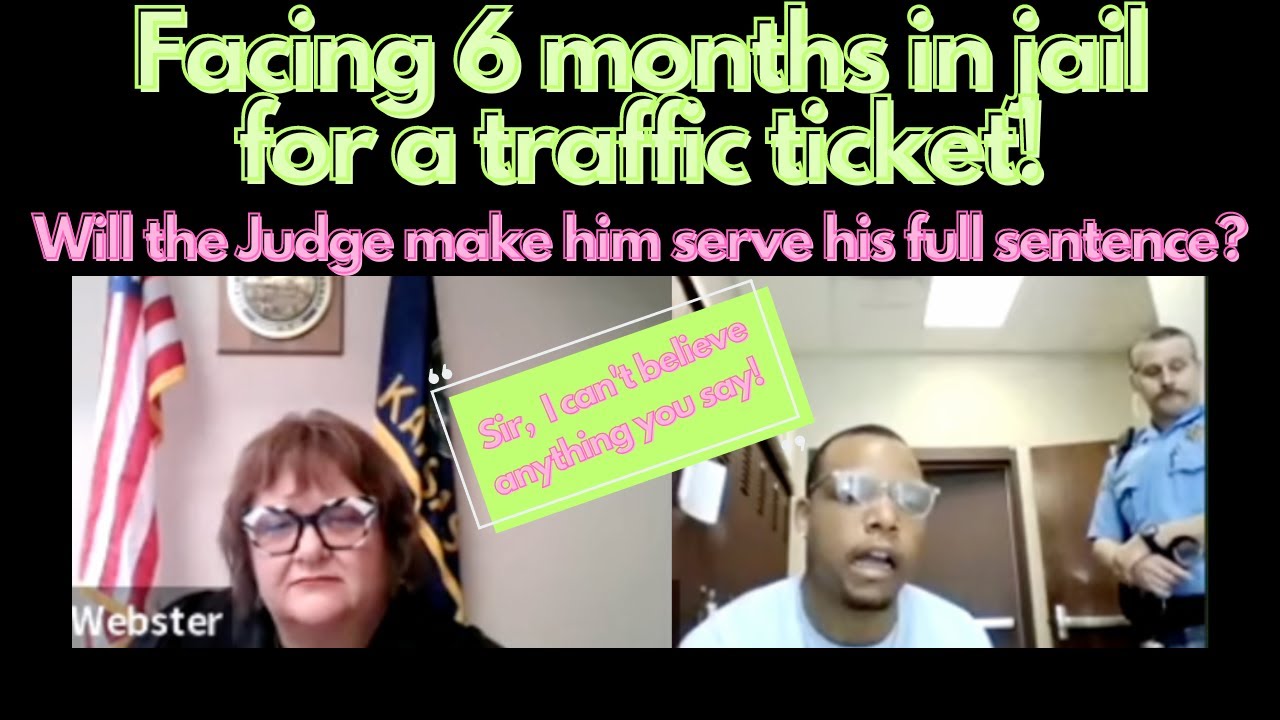 Pay or Appear FAIL! Will he serve 6 months for a traffic violation? 🤯 #trending #zoom #court #judge
