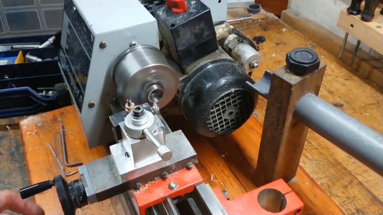 how to make a faceted titanium ring/ emco compact 5  emco compact 8