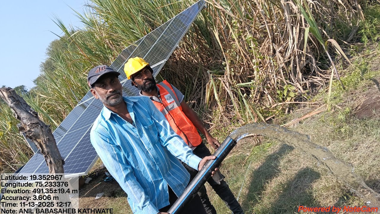 Ecozen solar pump 3hp 70m Magel tyala solar pump 2025  #farming #Ecozen solar pump #solarpump 
