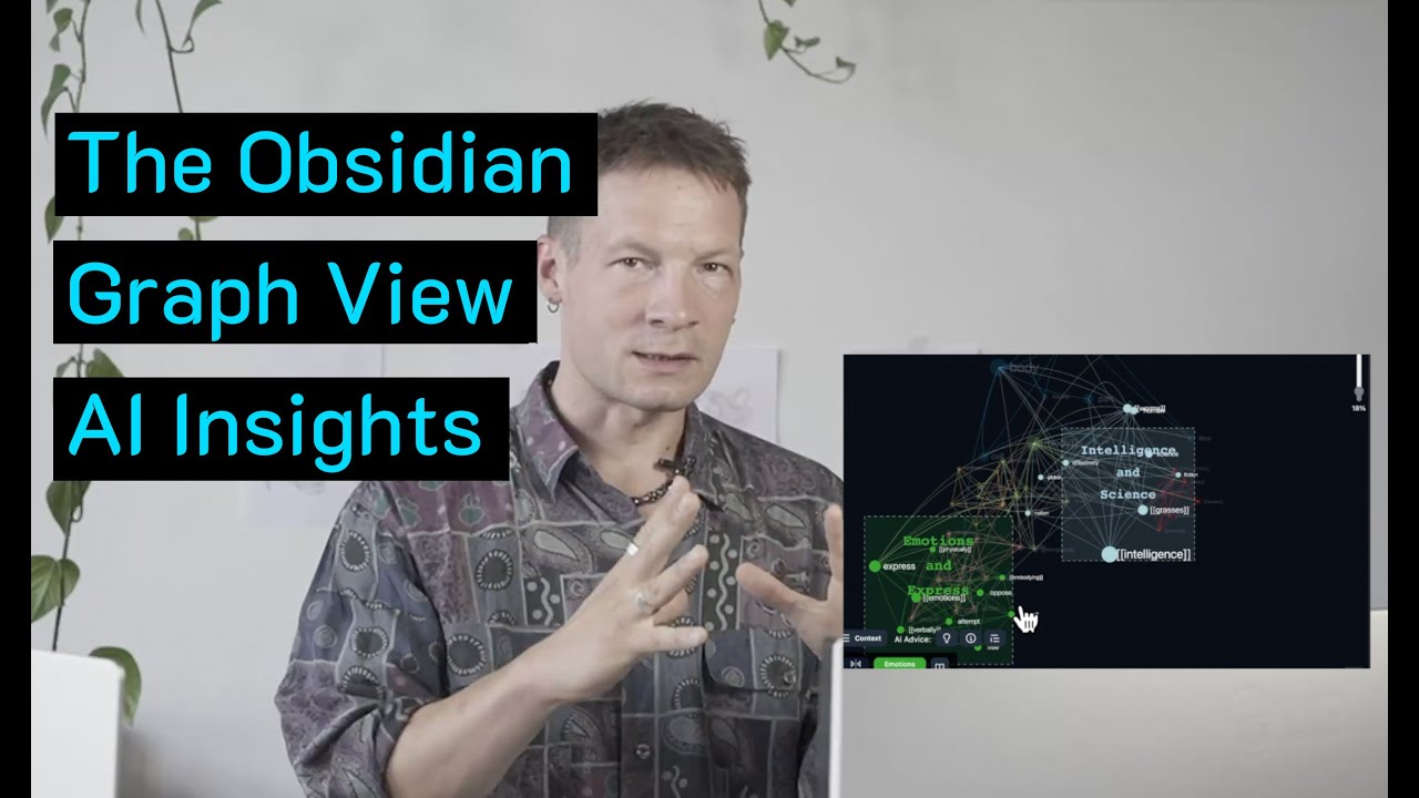 Новый плагин Obsidian Graph View: InfraNodus AI Knowledge Graph