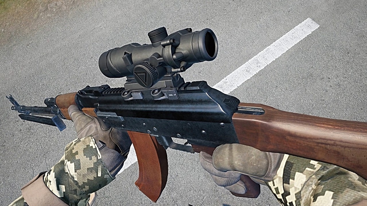 RPK ACOG vs 16 enemies - Squad Super Mod