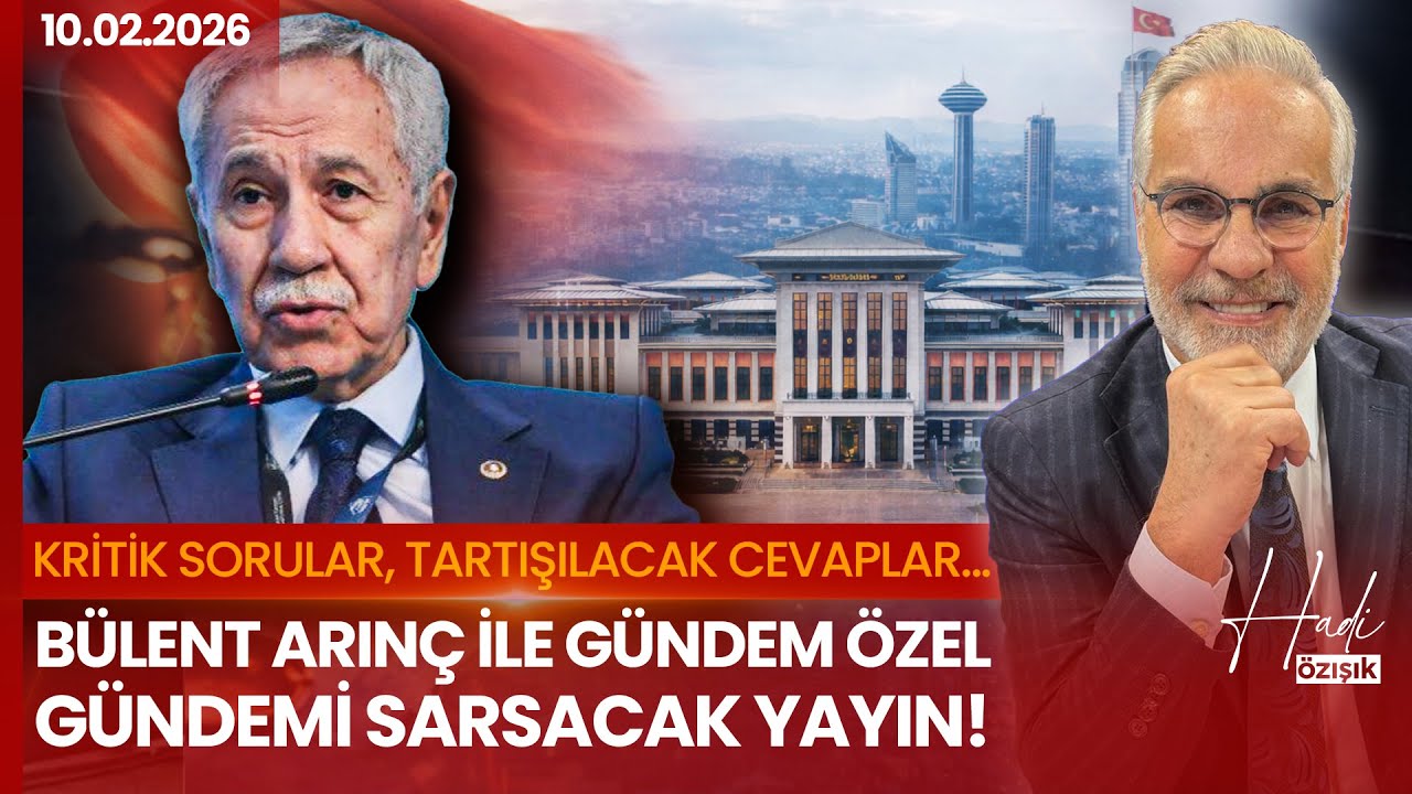 Gündemi sarsacak yayın: Sert sorular, filtresiz cevaplar! Bülent Arınç ile gündem özel