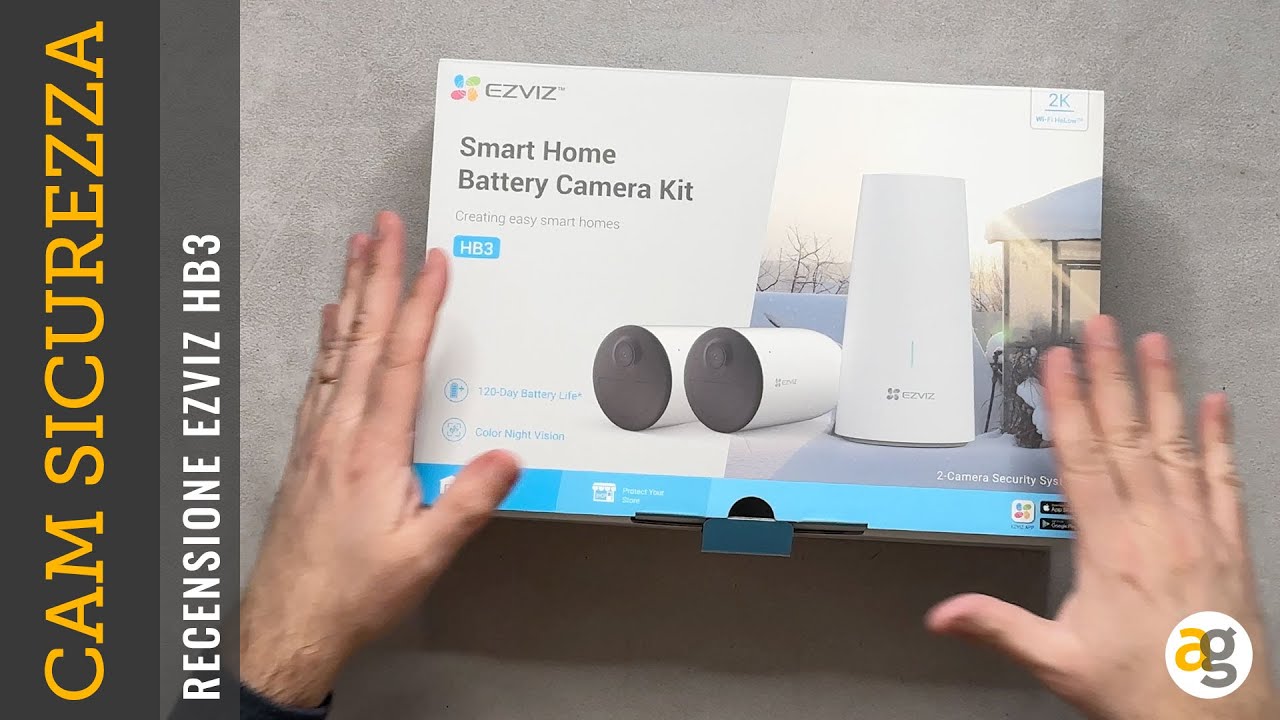 Nuove EZVIZ HB3 Cam di sicurezza WiFi RECENSIONE