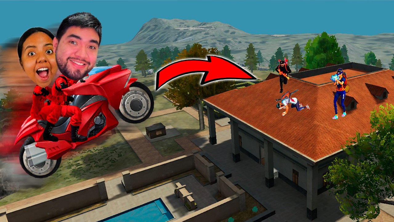 HICIMOS EL RETO DE LA MOTO CAMPERA EN FREEFIRE 🤣