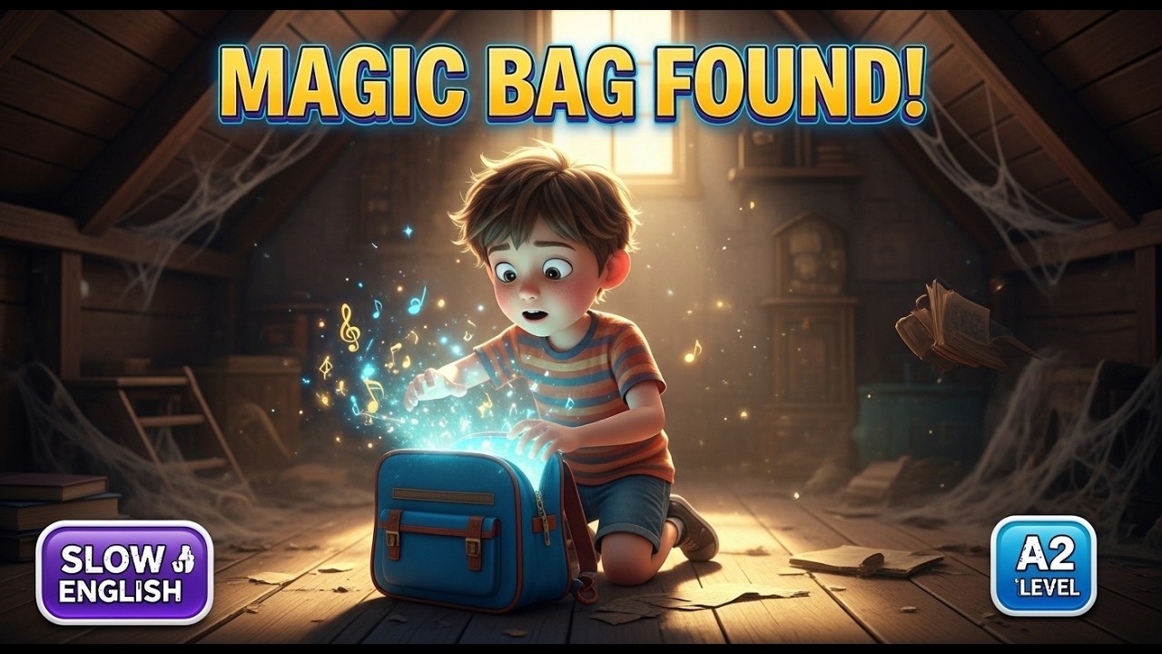 AMAZING SURPRISE! 🌟 | The Bag that Never Ends | Slow English A2 🪄