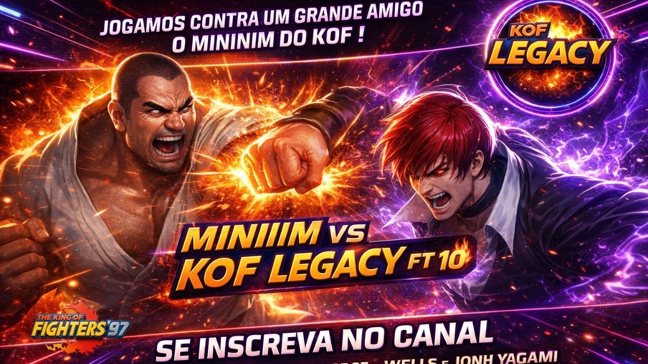 FT DECIDIDA NO DETALHE , OPONENTE NIVEL TOP DE DAIMON NO KOF 97