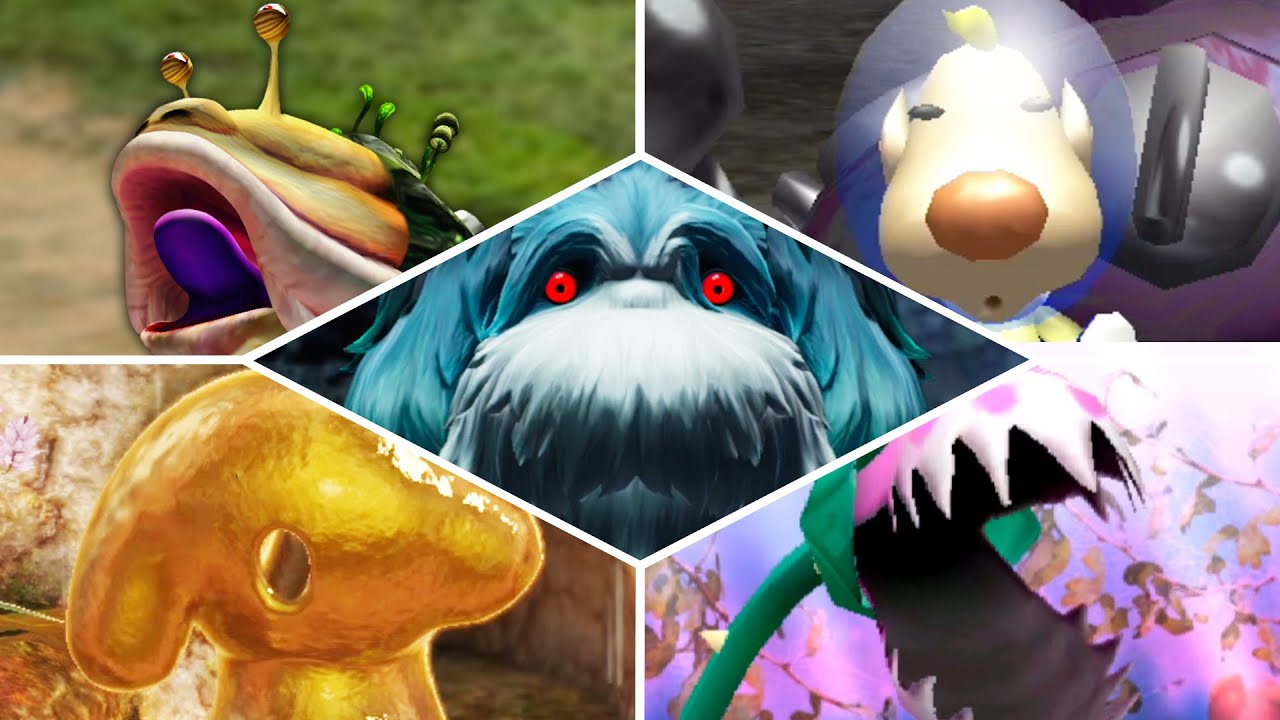 Pikmin Series - All Final Bosses