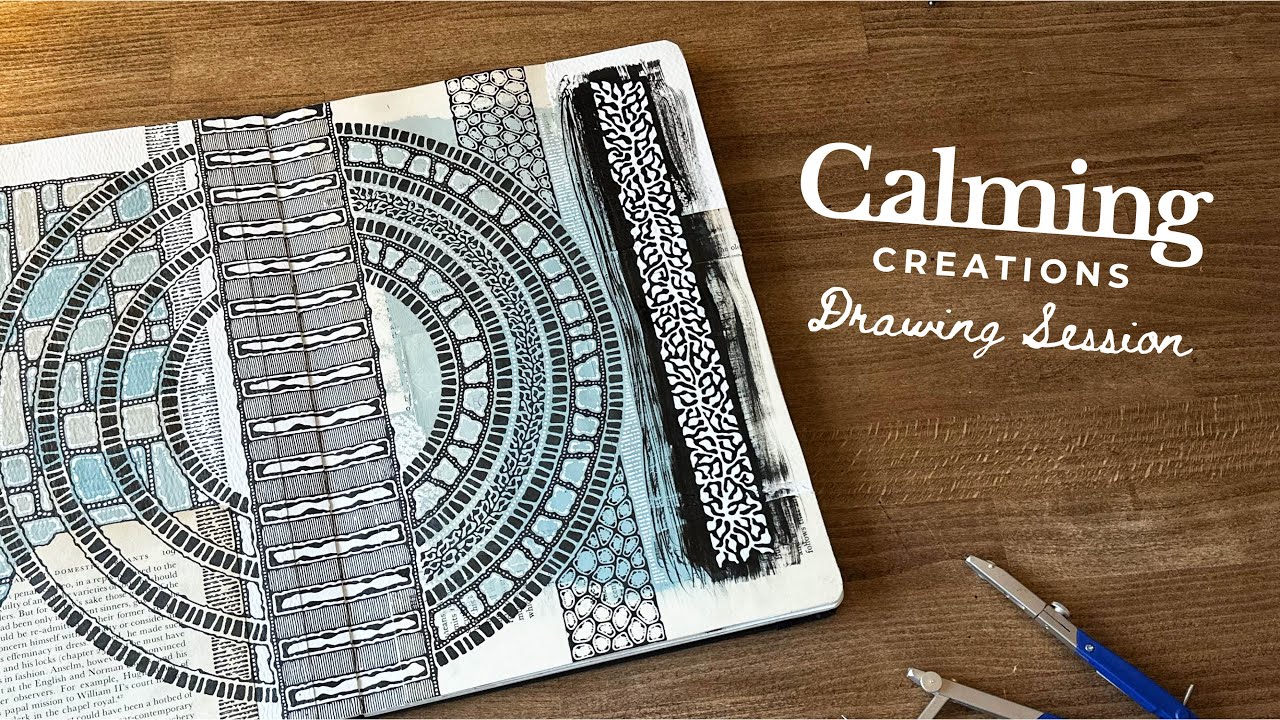 Water Wheel • Calming Creations • Relaxing Art Session