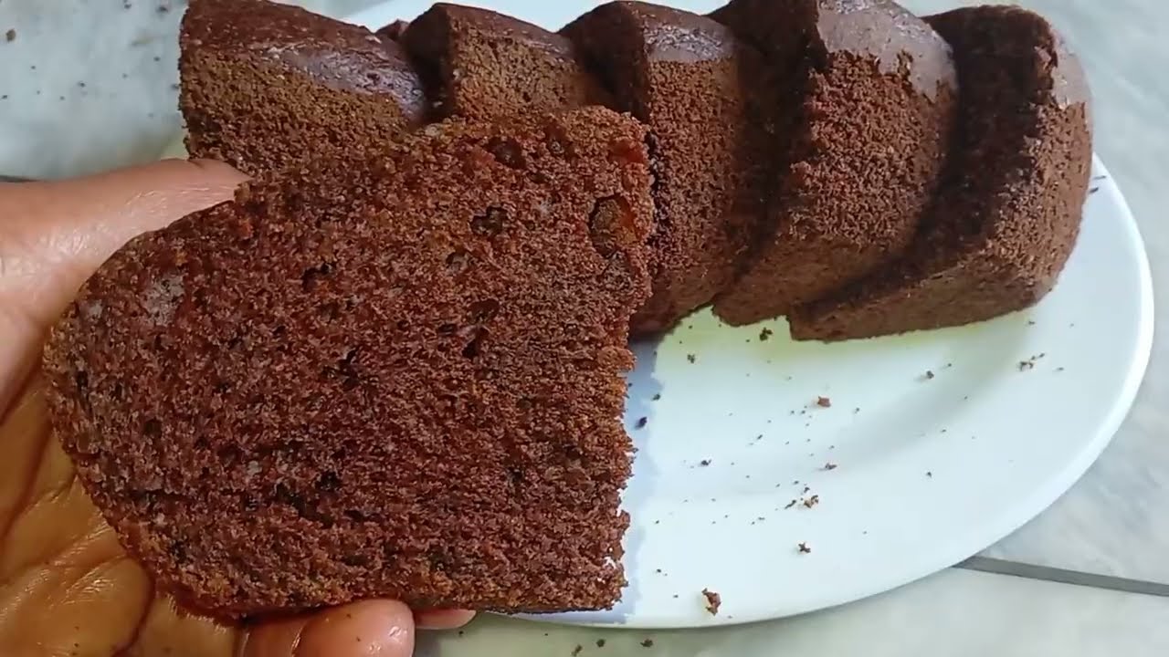 Chocolate Sponge Cake Without Oven || Easy & Tasty Chocolate Cake Recipe 
