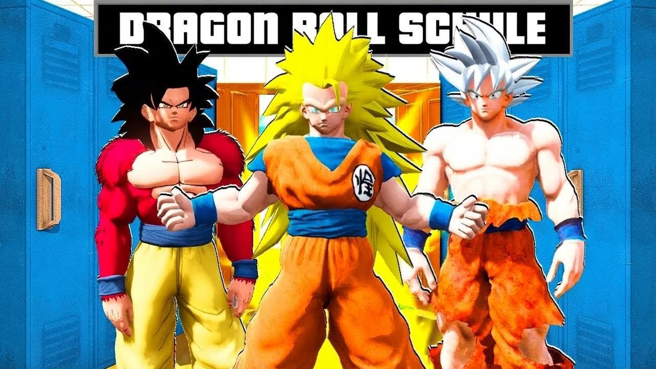 Ich betrete die Schule der Goku-Transformationen in GTA 5! (Dragon Ball Z Mod)