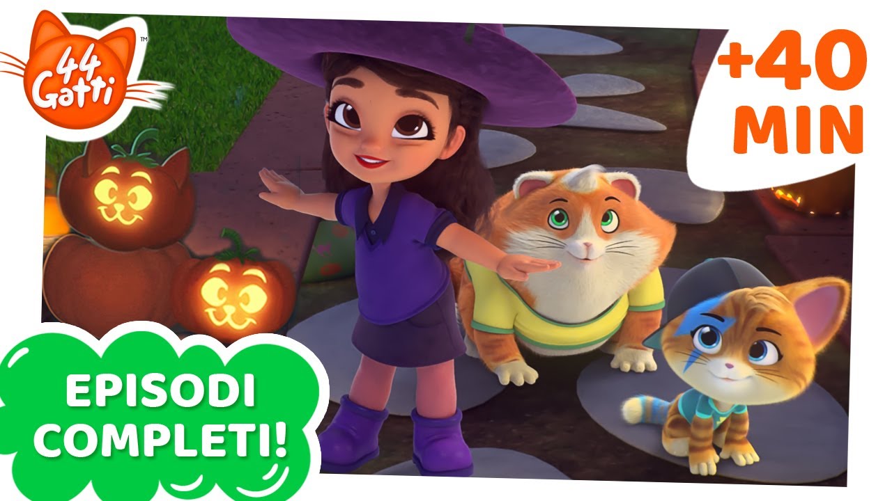 44 Gatti | 200 MINUTI | Maratona di Halloween 🎃👻🧛 | Episodi Completi | Scherzetto o dolcetto?