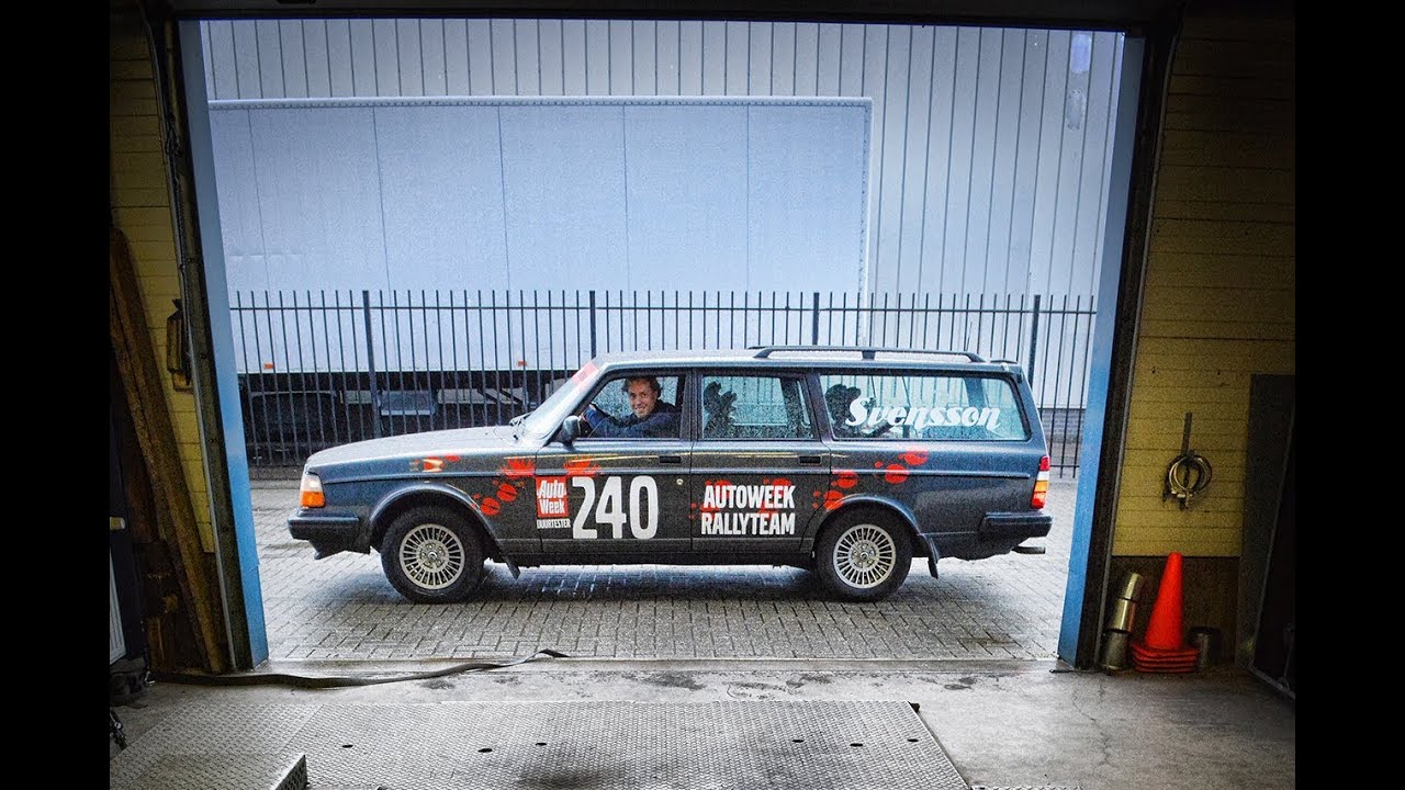 Op de rollenbank - Svensson Volvo 240