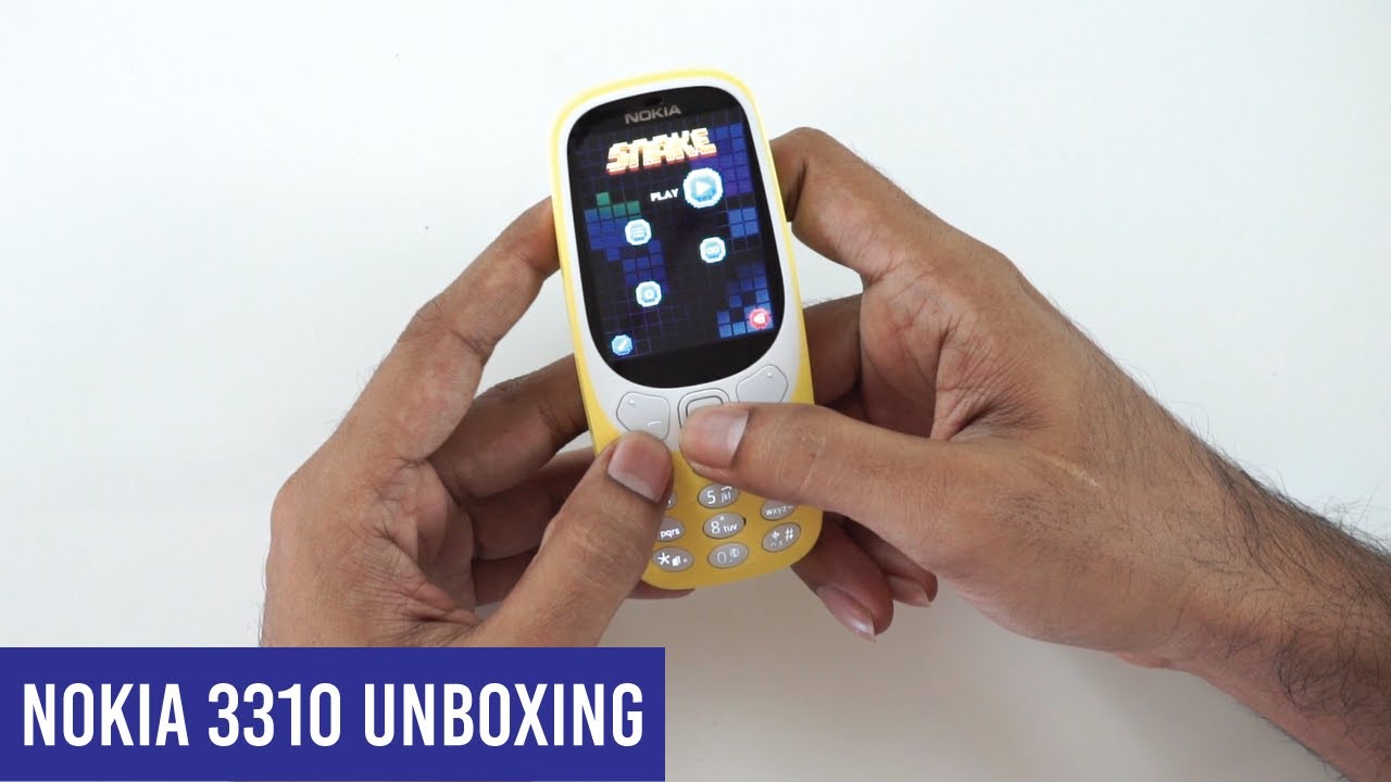 Nokia 3310 Unboxing and First Look