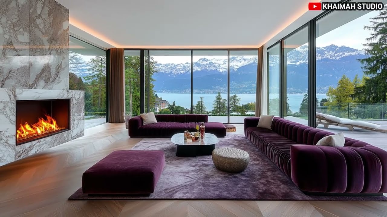 Inside a $128,000,000 Modern French Castle in Switzerland  Luxury Mansion Tour