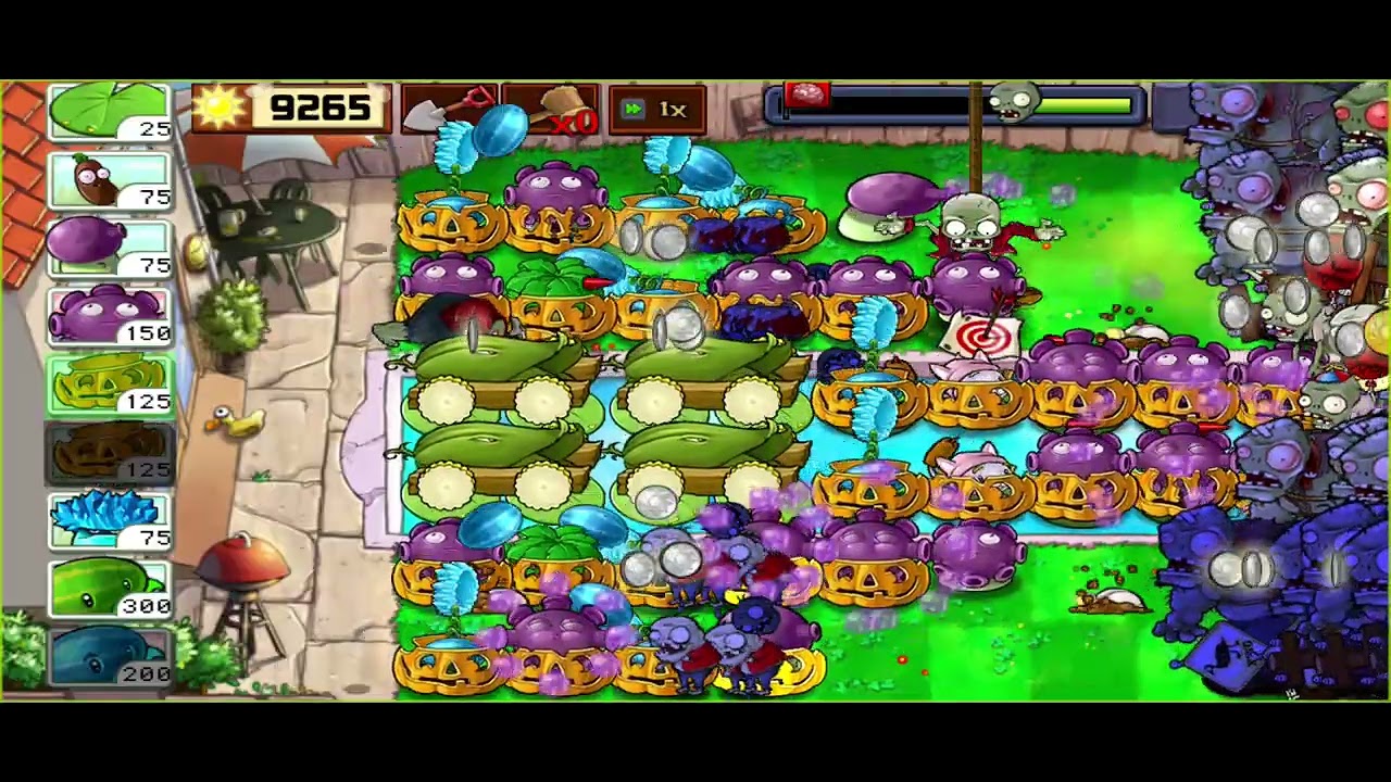 Plants vs Zombies Levels 360--370 Last Stand Endless 