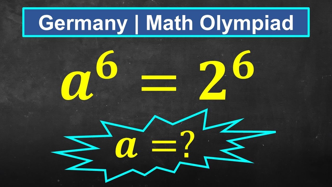 Germany | Can You Really Solve This Math Problem? | Math Olympiad