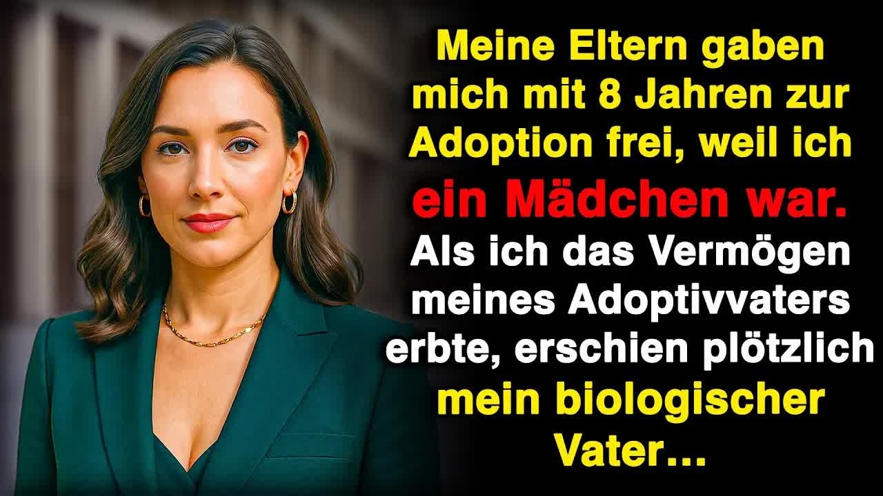Mit 8 Jahren gaben mich meine Eltern zur Adoption frei, weil ich ein Mädchen war! Aber