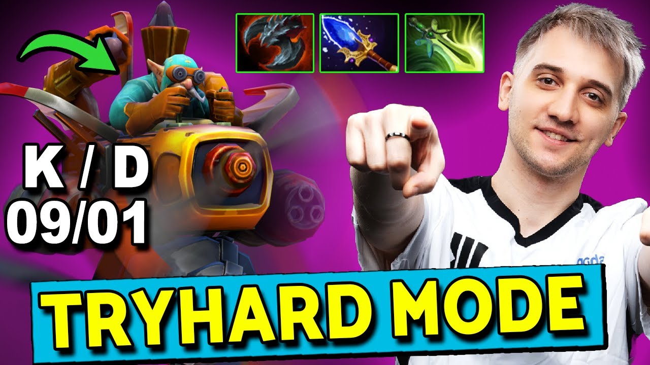 Arteezy Gyrocopter GOES BERSERK - Super TRYHARD MODE