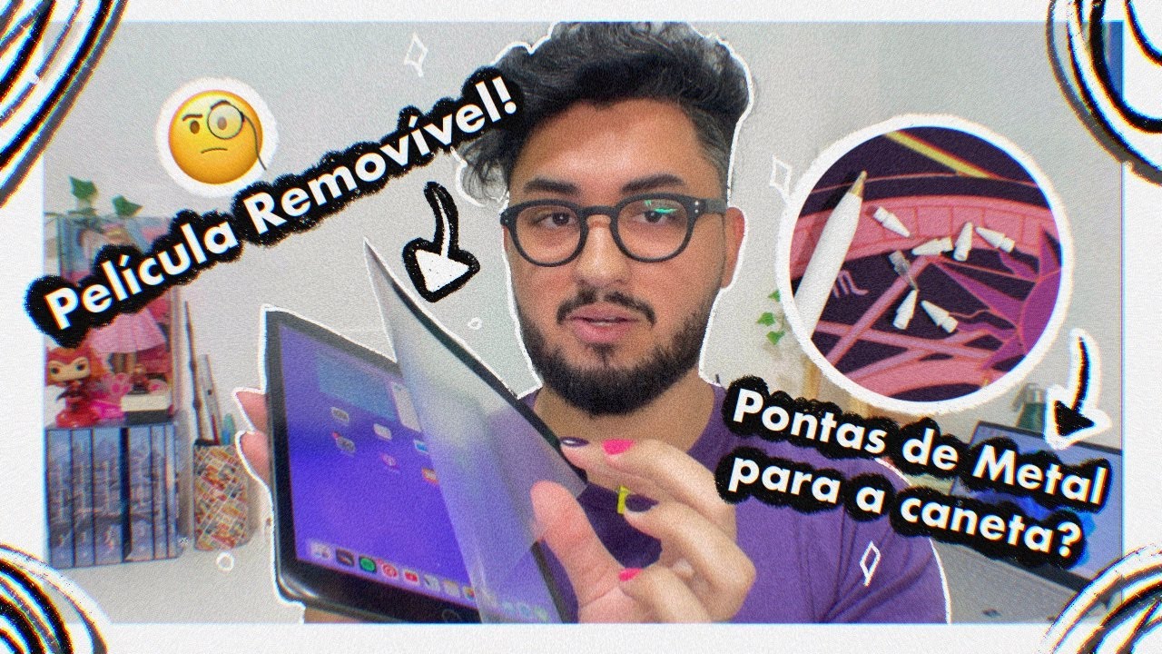 PELÍCULA FOSCA MAGNÉTICA da Shopee para iPad 10.2 e pontas para Apple Pencil. Vale o investimento?