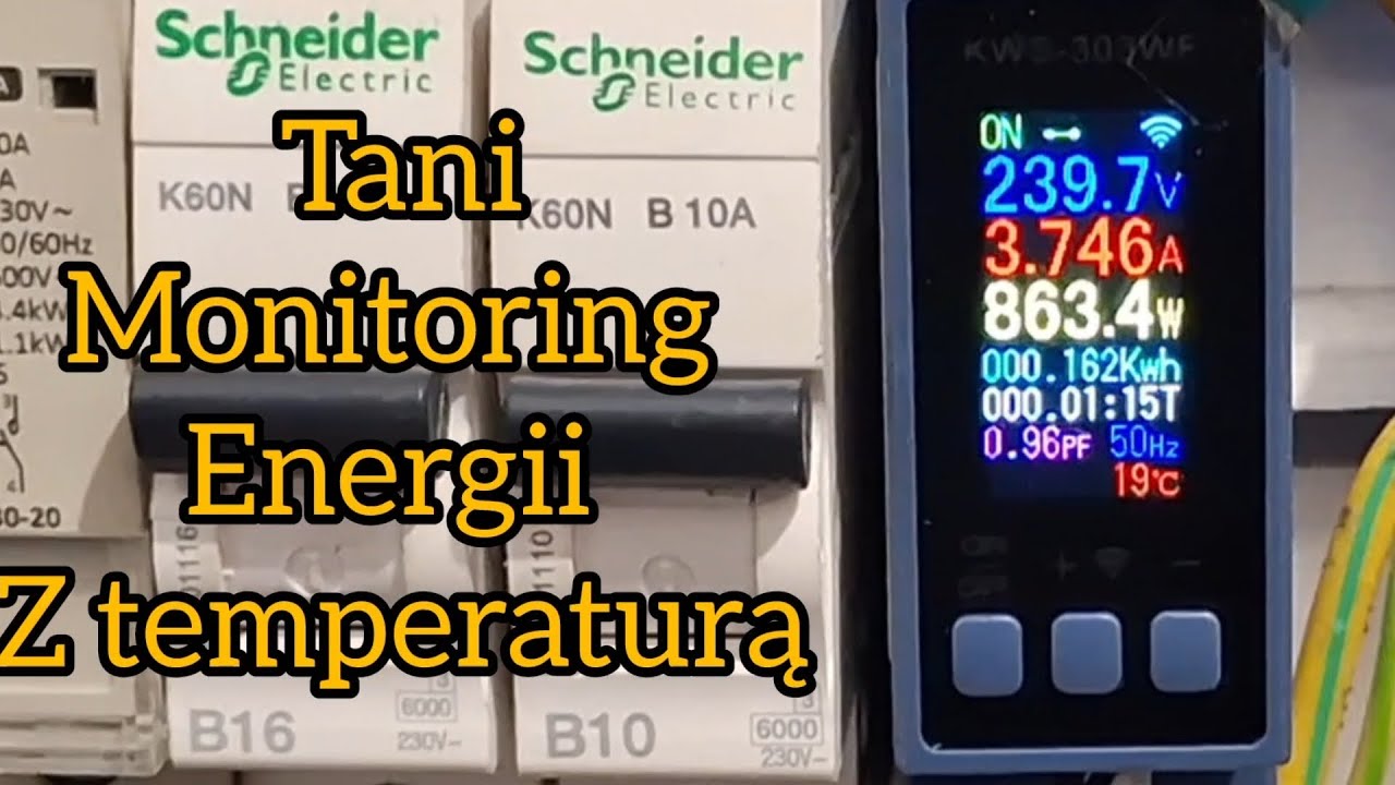 Monitor energii z temperaturą otoczenia 8w1 offgrid 