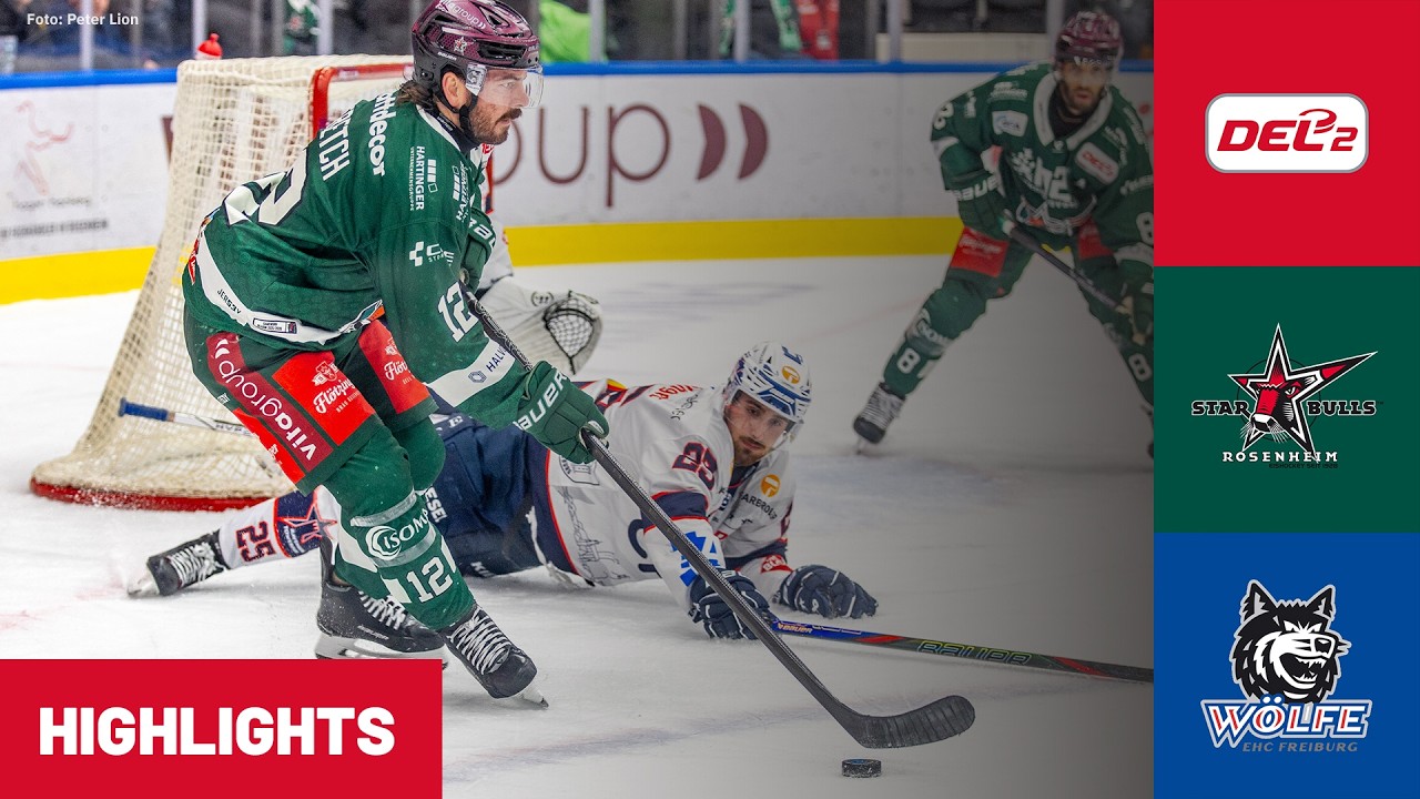 DEL2: Starbulls Rosenheim vs EHC Freiburg | Highlights
