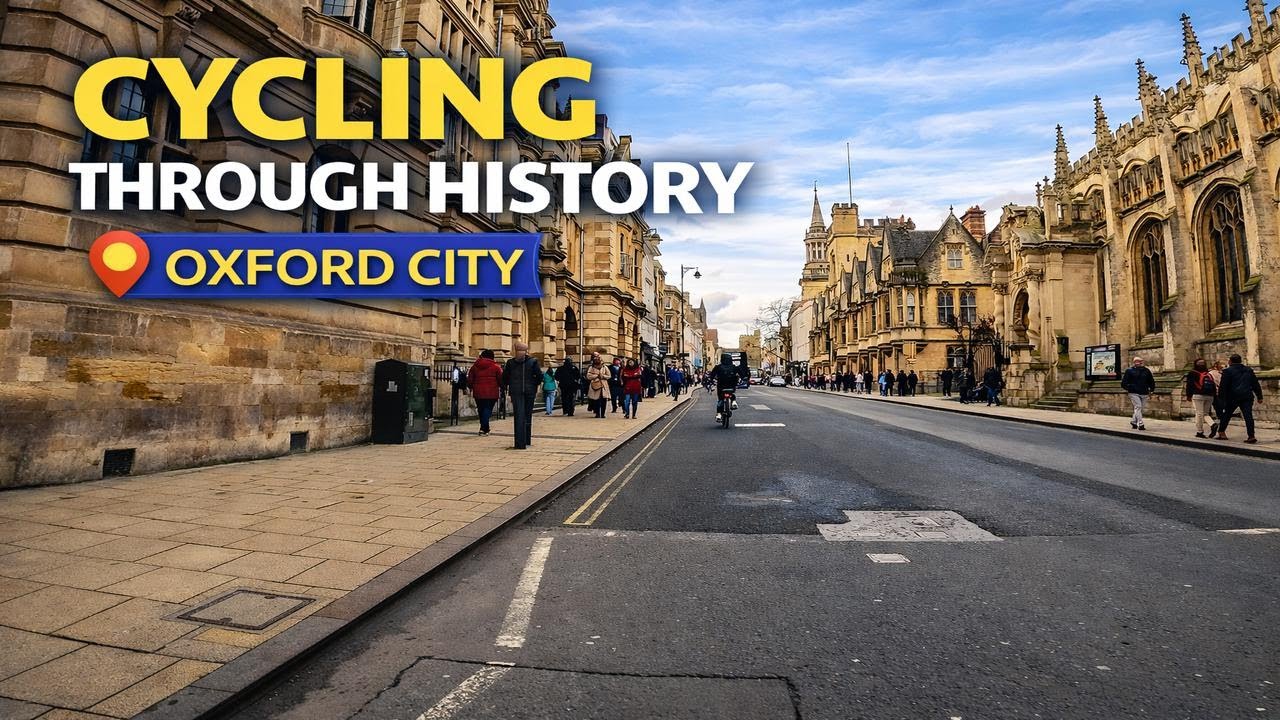 Oxford City Centre Cycling 4K | Historic Streets POV