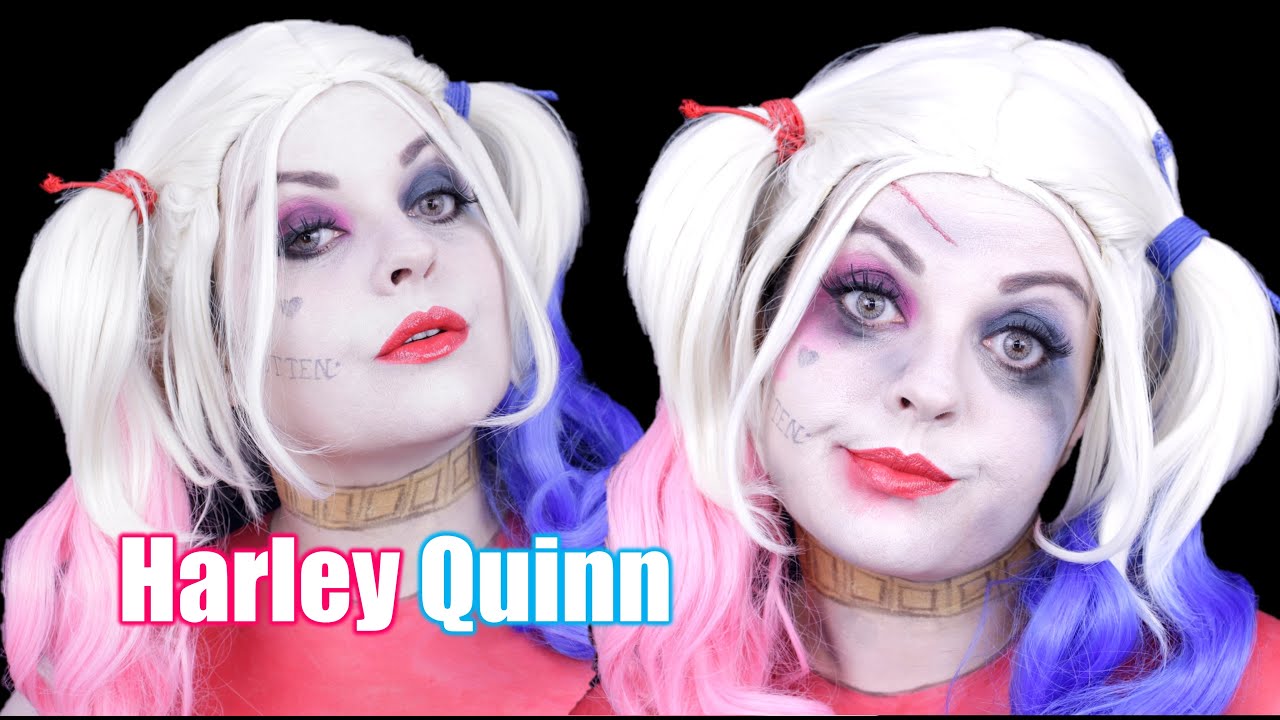 HARLEY QUINN SUICIDE SQUAD MAKEUP TUTORIAL - ARLEQUINA EM ESQUADRÃO SUICIDA - MAQUIAGEM ARTÍSTICA