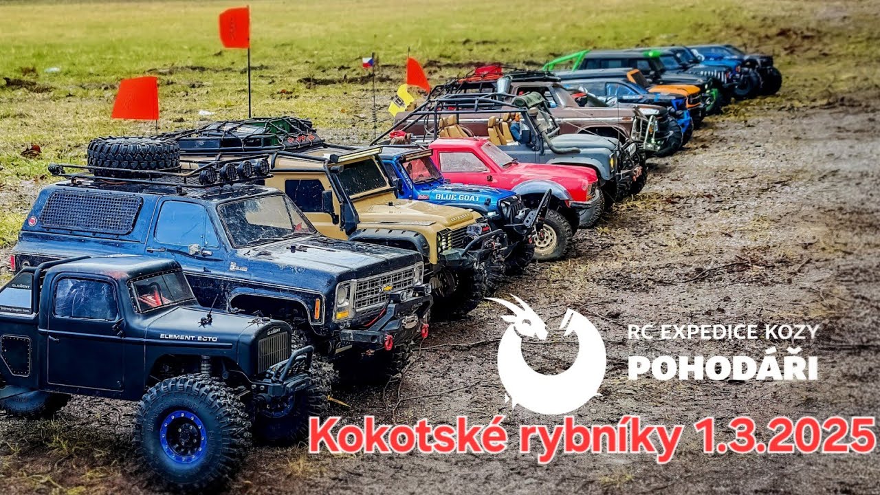 RC expedice kozy POHOD&Aacute;ŘI Kokotsk&eacute; rybn&iacute;ky 1.3.2025