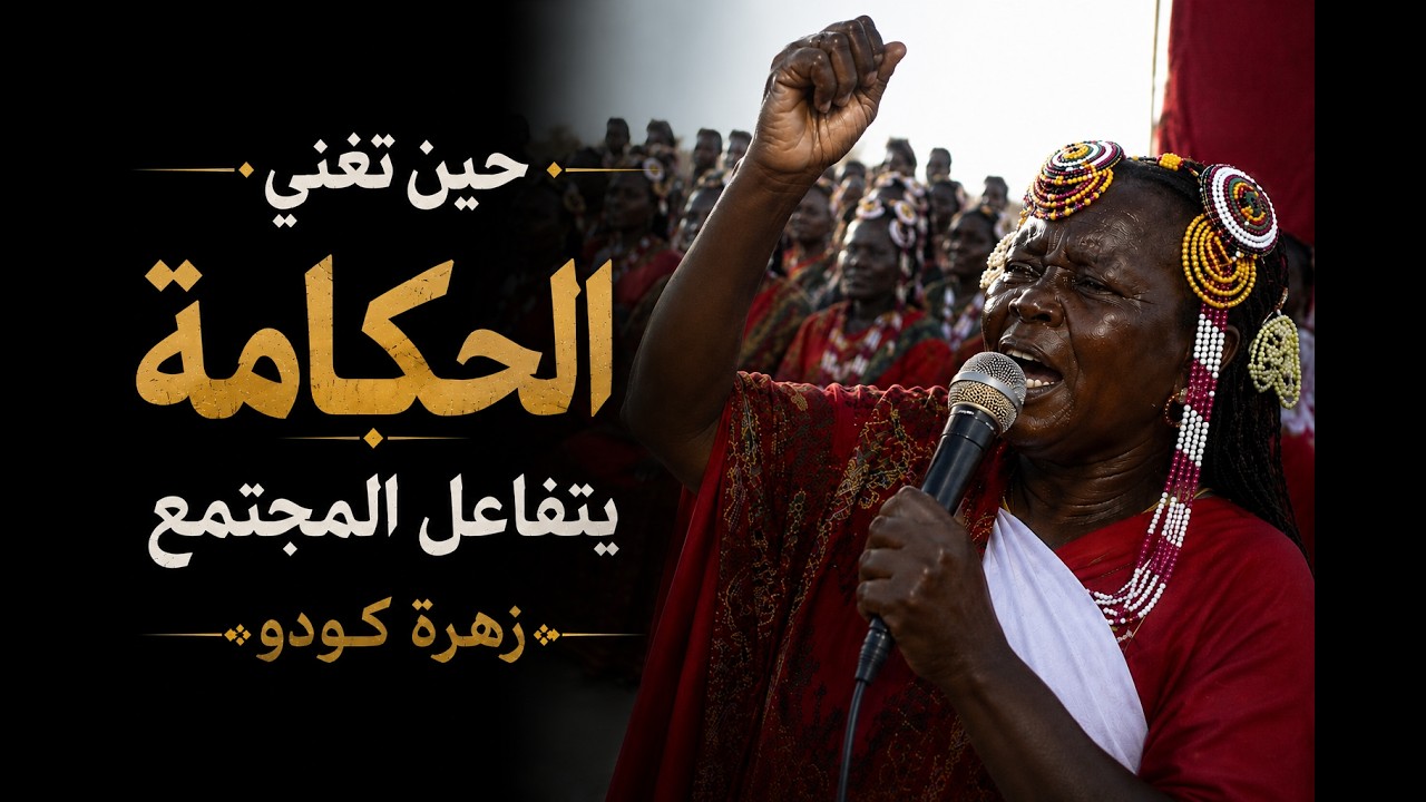 الحكامة زهرة كودو وفرقتها فى فاصل ابداعى