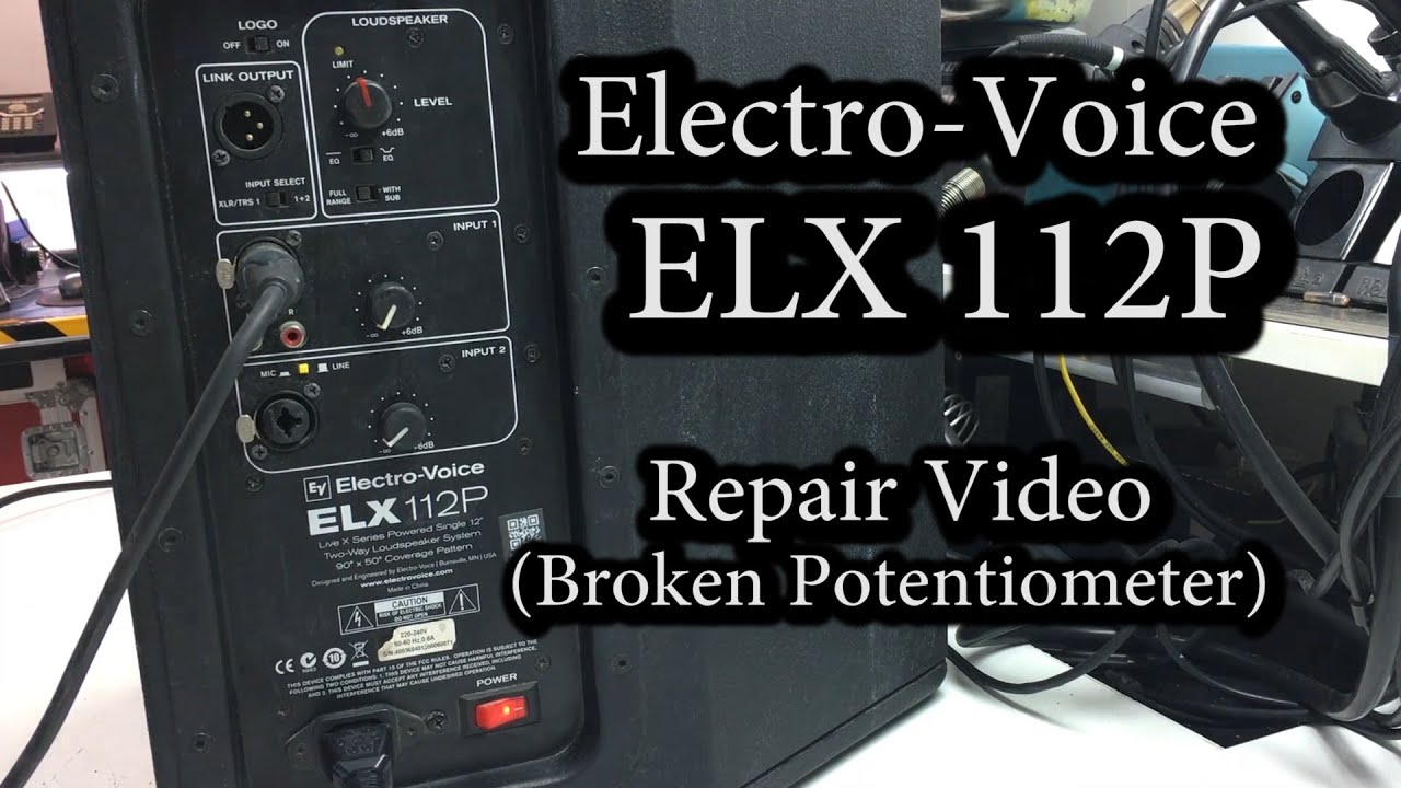 EV ELX 112P Repair Video ( Broken Potentiometer) (Tagalog)